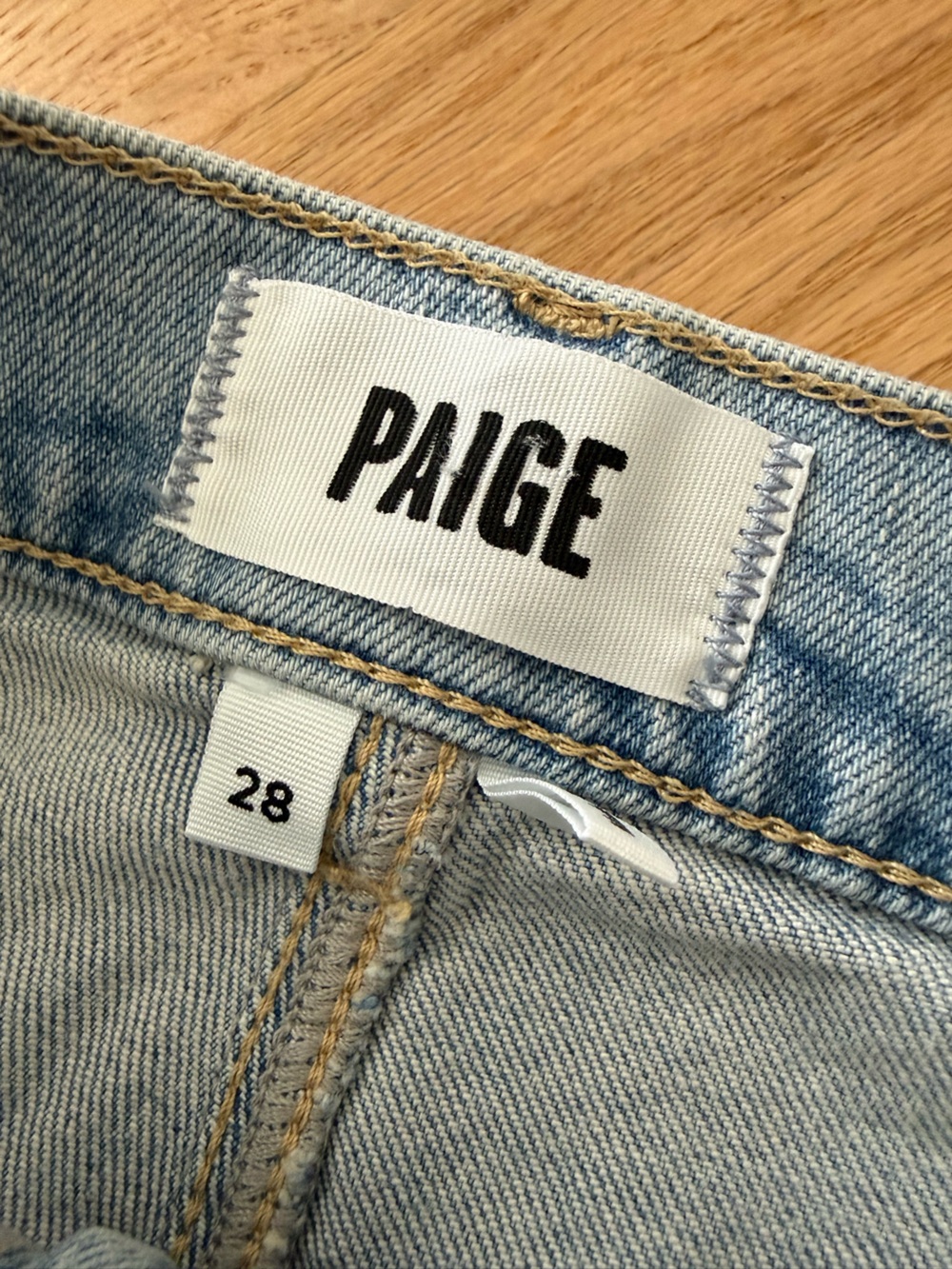 Anthropologie $269 PAIGE Arellia Skimmer High Rise Tapered Jeans Mar Vista 28 - Picture 6 of 15